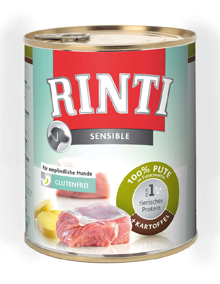 RINTI Hunde-Nassfutter Sensible Pute & Kartoffel